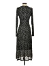 Lindex Animal Print Black Casual Dress Size S - photo 2