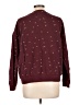 Lou & Grey 100% Cotton Stars Burgundy Pullover Sweater Size L - photo 2