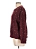 Lou & Grey 100% Cotton Stars Burgundy Pullover Sweater Size L - photo 5
