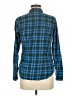Eddie Bauer 100% Cotton Plaid Blue Long Sleeve Button-Down Shirt Size M - photo 2