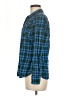 Eddie Bauer 100% Cotton Plaid Blue Long Sleeve Button-Down Shirt Size M - photo 5