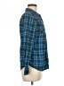 Eddie Bauer 100% Cotton Plaid Blue Long Sleeve Button-Down Shirt Size M - photo 4