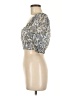 Minkpink Silver Short Sleeve Blouse Size M - photo 5