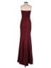 Xscape Burgundy Cocktail Dress Size 0 - photo 2