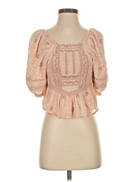 Forever That Girl for Anthropologie Short Sleeve Blouse (view 1)