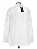 Modern Works 100% Polyester Polka Dots White Long Sleeve Blouse Size L - photo 2