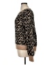 J.Crew Factory Store Animal Print Brown Pullover Sweater Size XL - photo 5