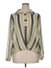 CAbi 100% Polyester Stripes Gold Long Sleeve Blouse Size XL - photo 1