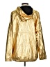 Adidas 100% Nylon Metallic Gold Raincoat Size M - photo 2