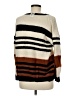 Sadie & Sage Stripes Brown Pullover Sweater Size M - photo 2