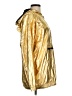 Adidas 100% Nylon Metallic Gold Raincoat Size M - photo 4