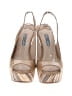 Prada Stripes Tan Patent Leather slingback Sandals Size EU 40 - photo 2