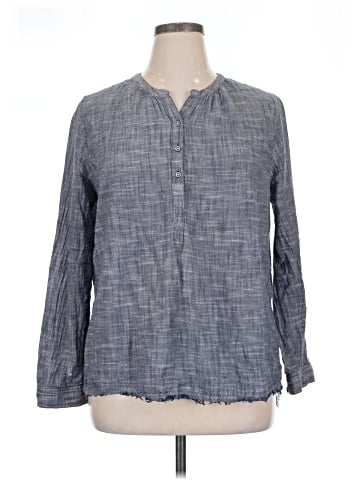 Caslon Long Sleeve Blouse (view 1)