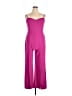 Bebe Solid Purple Jumpsuit Size XL - photo 1