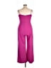 Bebe Solid Purple Jumpsuit Size XL - photo 2