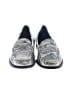 Marc Joseph New York Print Gray Ivory Flats Size 7 1/2 - photo 2