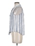 BeachLunchLounge Blue Sleeveless Button-Down Shirt Size M - photo 5