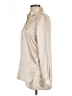 Rachel Zoe 100% Polyester Metallic Tan Gold Long Sleeve Blouse Size L (estimated) - photo 5