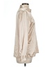 Rachel Zoe 100% Polyester Metallic Tan Gold Long Sleeve Blouse Size L (estimated) - photo 4