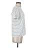 Lulus Stripes Silver Short Sleeve T-Shirt Size S - photo 4