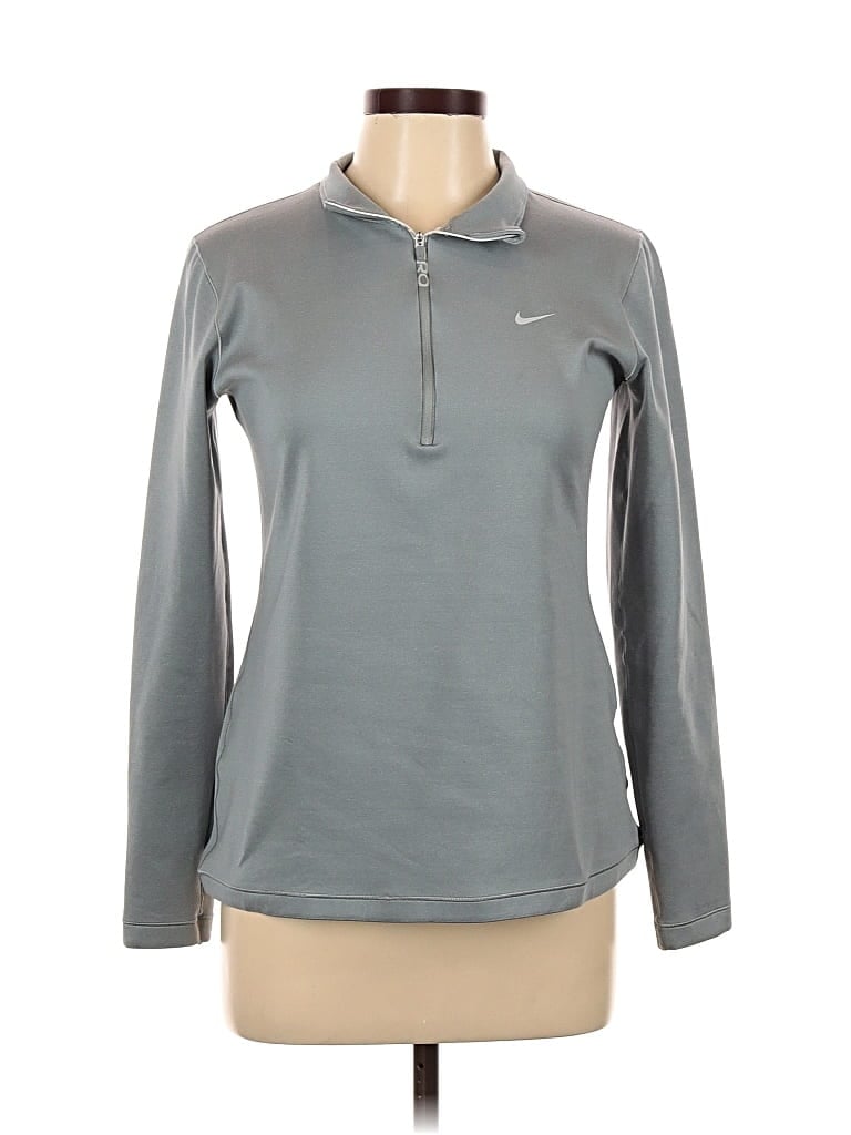 Pre-owned Nike Sweatshirt In Gray