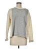 Splendid Color Block Gray Pullover Sweater Size M - photo 1