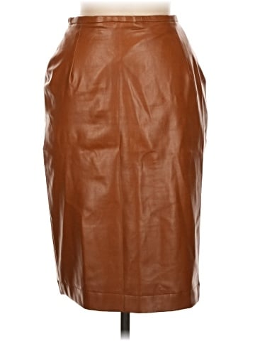 VERTIGO Faux Leather Skirt (view 1)