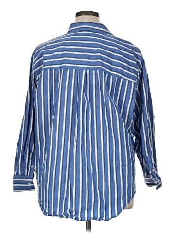 a.n.a. A New Approach Long Sleeve Button-Down Shirt (view 2)
