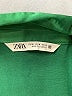 Zara 100% Polyester Green Long Sleeve Blouse Size M - photo 7