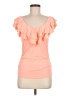 Heart Soul Orange Short Sleeve Top Size M - photo 1