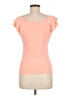 Heart Soul Orange Short Sleeve Top Size M - photo 2