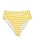 Cupshe Stripes Yellow Swimsuit Bottoms Size M - photo 1
