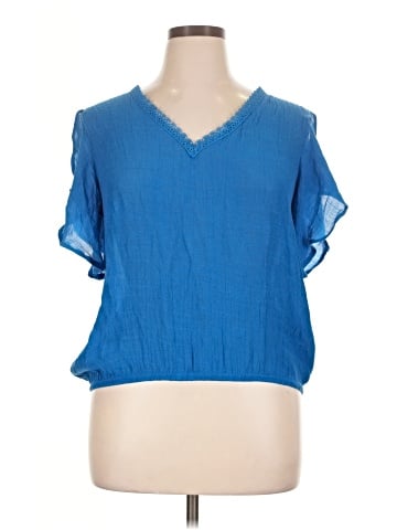 Counterparts Short Sleeve Blouse (view 1)