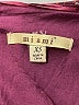 Miami 100% Polyester Hearts Burgundy Jumpsuit Size XS - photo 4