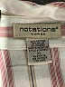 Notations Stripes Ivory Long Sleeve Button-Down Shirt Size 2X - photo 7