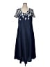 Unbranded 100% Polyester Blue Casual Dress Size XL (estimated) - photo 1