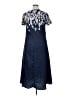Unbranded 100% Polyester Blue Casual Dress Size XL (estimated) - photo 2