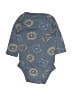 Huggies Print Blue Long Sleeve Onesie 0-3 MO / 3 MO - photo 2
