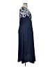 Unbranded 100% Polyester Blue Casual Dress Size XL (estimated) - photo 4