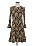 MICHAEL Michael Kors Paisley Gold Cocktail Dress Size S - photo 1