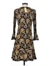 MICHAEL Michael Kors Paisley Gold Cocktail Dress Size S - photo 2
