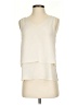 HD in Paris 100% Polyester Ivory Sleeveless Blouse Size 2 - photo 1