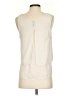 HD in Paris 100% Polyester Ivory Sleeveless Blouse Size 2 - photo 2
