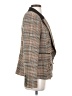 Aqua Houndstooth Brown Blazer Size S - photo 4