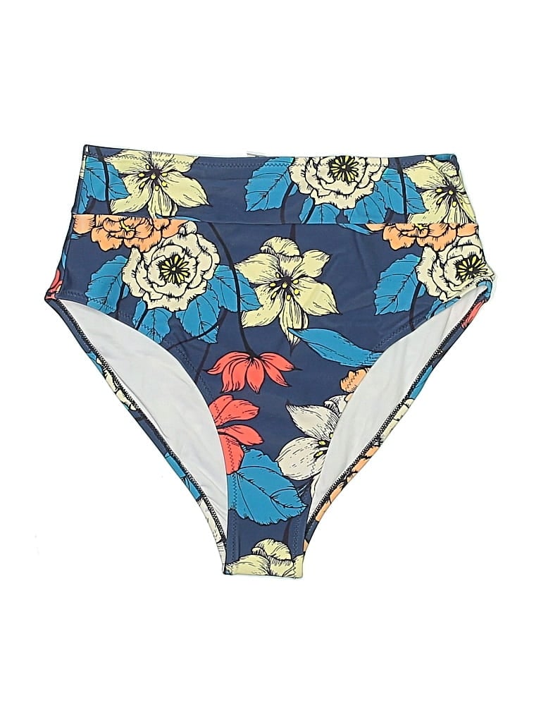 Pre-owned Cupshe Swimsuit Bottoms In Blue