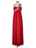 Xscape 100% Polyester Solid Red Cocktail Dress Size 2 - photo 1