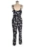 B Collection by Bobeau 100% Polyester Floral Blue Jumpsuit Size M - photo 2