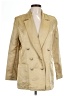 Opal by Lorraine Wardy Solid Gold Tan Blazer Size L (estimated) - photo 1