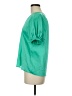 Current Air 100% Polyester Green Short Sleeve Blouse Size M - photo 5