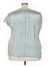 Vince. Gray Short Sleeve Blouse Size 3X - photo 2